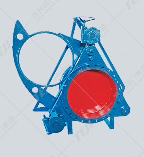 手動蝸輪盲板閥